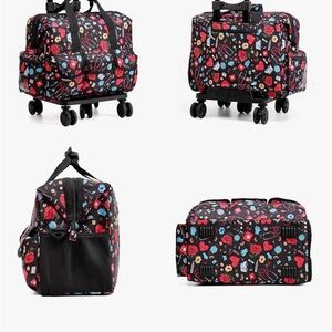 Colorful Patterned carry Luggage. Nurse designed.